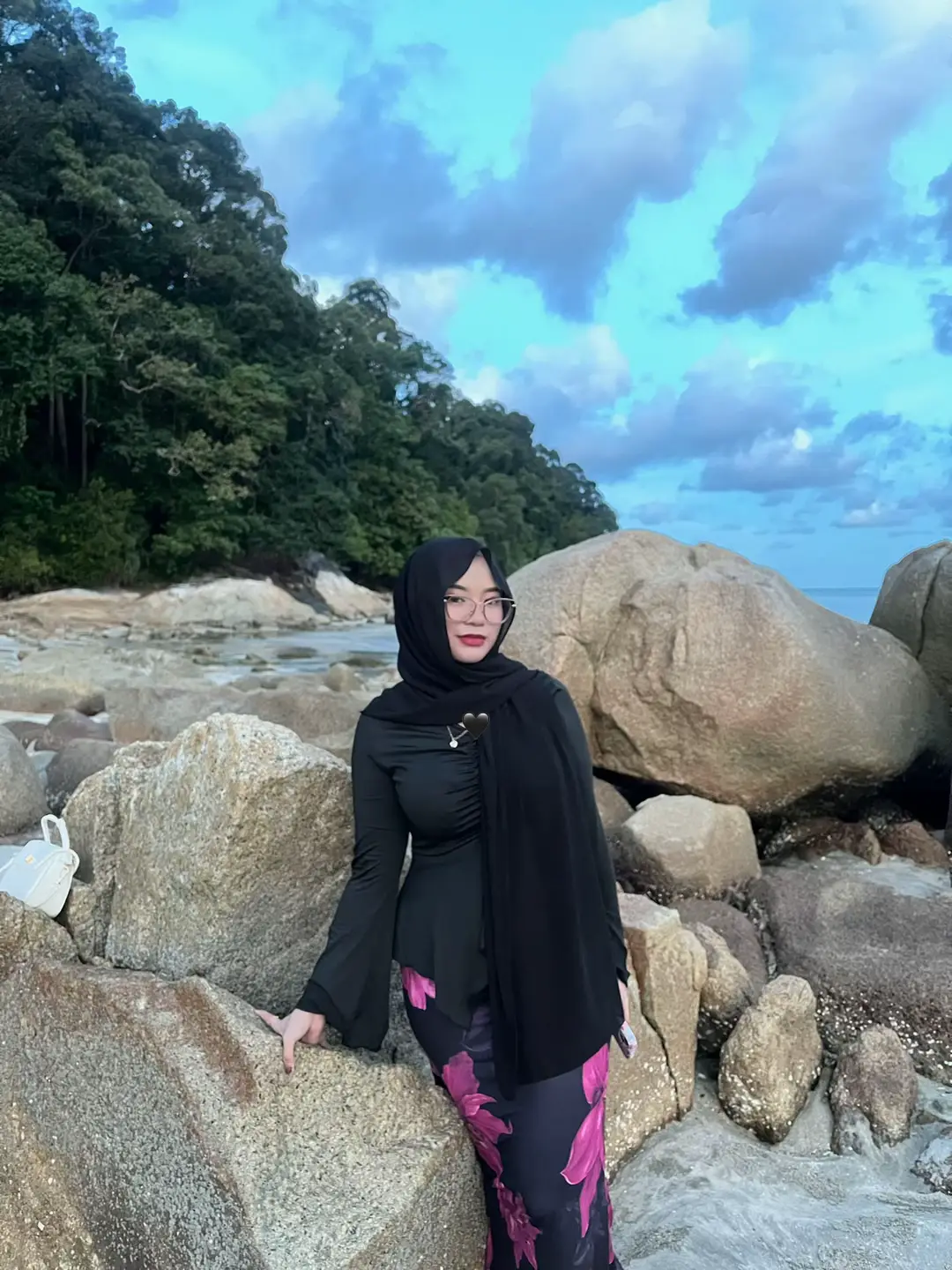 random random di pantai