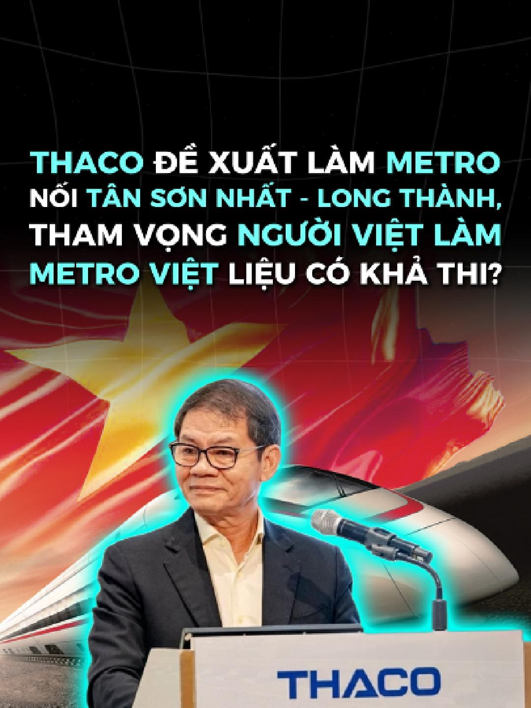 Thaco muốn làm tuyến metro kết nối 2 sân bay lớn nhất phía Nam, vốn đầu tư có thể lên tới hàng trăm nghìn tỷ. Đây sẽ là cú hích cho giao thông thành phố Hồ Chí Minh hay lại tiếp tục “vết xe đổ” của Metro số 1 và số 2? #KinhTe #TinTucKinhTe #Thaco #Metro #TPHCM #LongThanh #TanSonNhat #HaTang #NguoiVietLamMetro #tiktoknews #firstmoneyx