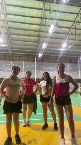 mandatory tiktok after badminton🤪