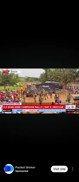 President remained disciplined and non violent in in times of compromise #peoplepower🇺🇬r🇺🇬🇺🇬 #bobiwineuganda✊✊✊✊✊✊