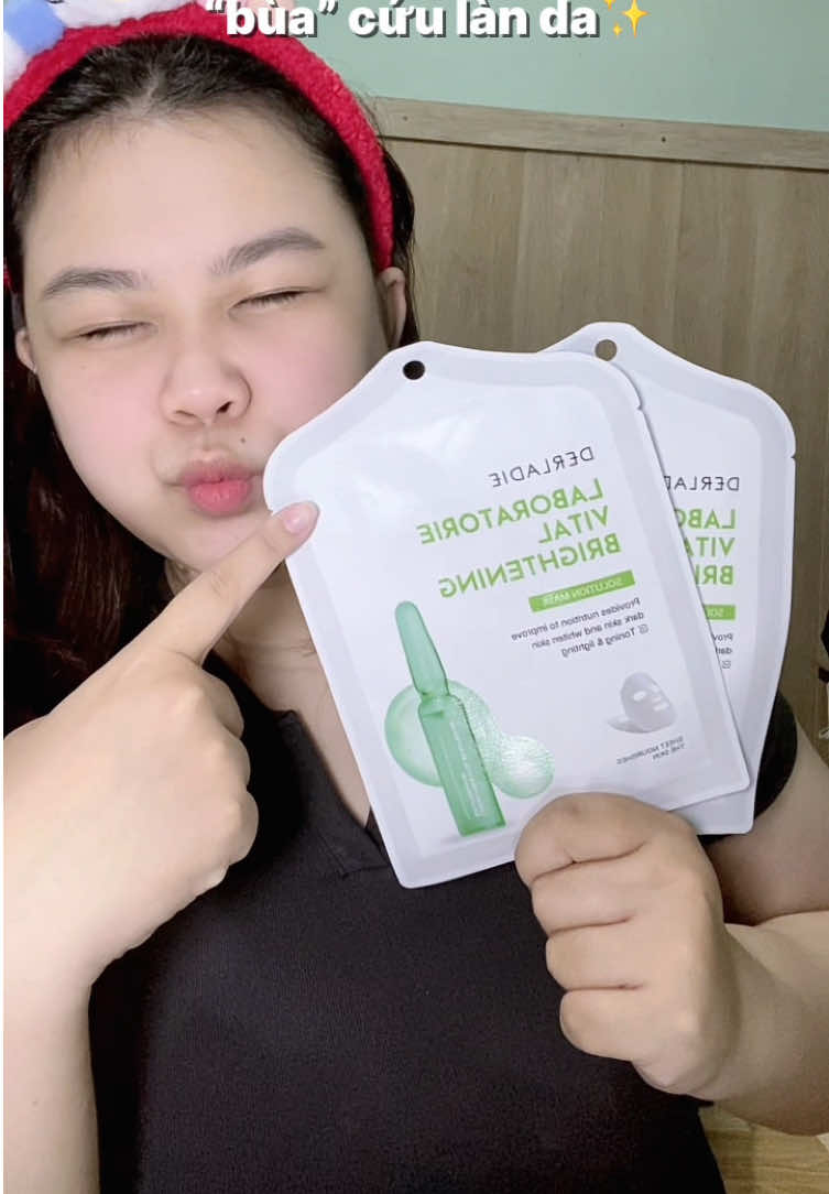 Ai manifest DERLADIE mask cùng tui hông nàoo👀🙋🏻‍♀️🔥 #derladie #matnaphuchoi #vohalinh #cohocchamda #tomskincare