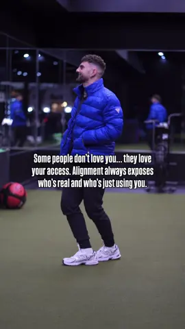 Some people don’t actually love you… they love what you give them.  The access, the energy, the benefits.  Alignment is powerful because it filters without you having to force it — the right people stay, the wrong people fall off.  Trust the exposure. - #Jaredemanuele #fyp 