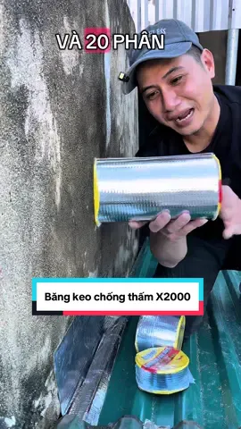 Băng keo chống thấm X2000 #bảoanrevieww #chongdotmaiton #bangkeochongtham #chongtham #bangkeochongthamx2000 