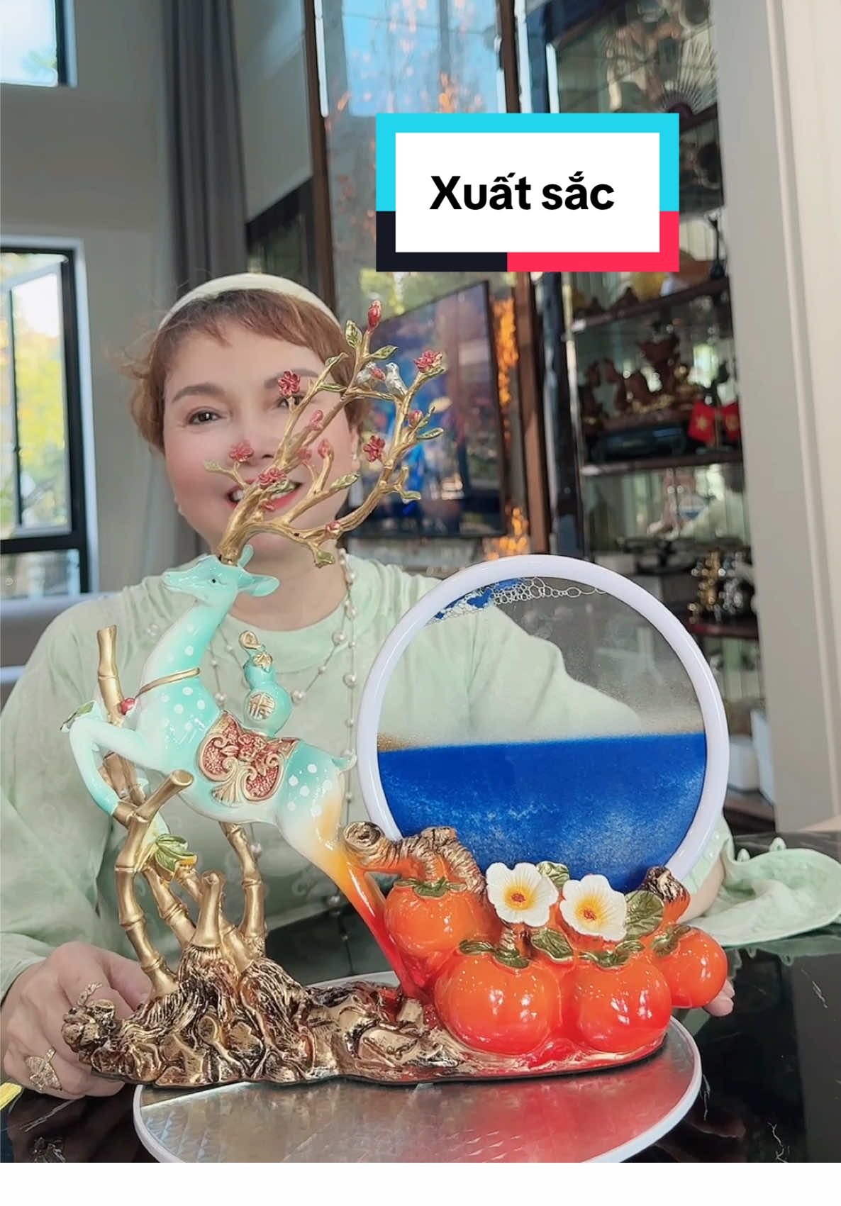 Decor Ngựa Hươu Tài Lộc Kéo Tranh cát #quybakhongtuoi #xuhuongtiktok #nguahuoutailockeotranhcat #nguahuoutailoc #nguahuoutailocdecor 
