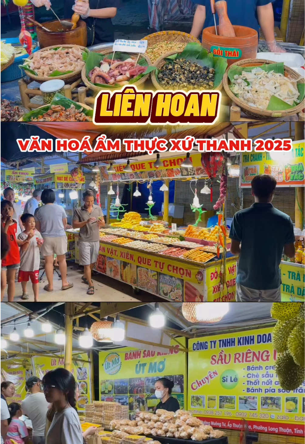 Liên hoan văn hóa ẩm thực xứ Thanh 2025 chính thức khai mạc rồi #fyp #alaagency #congvienhoian 
