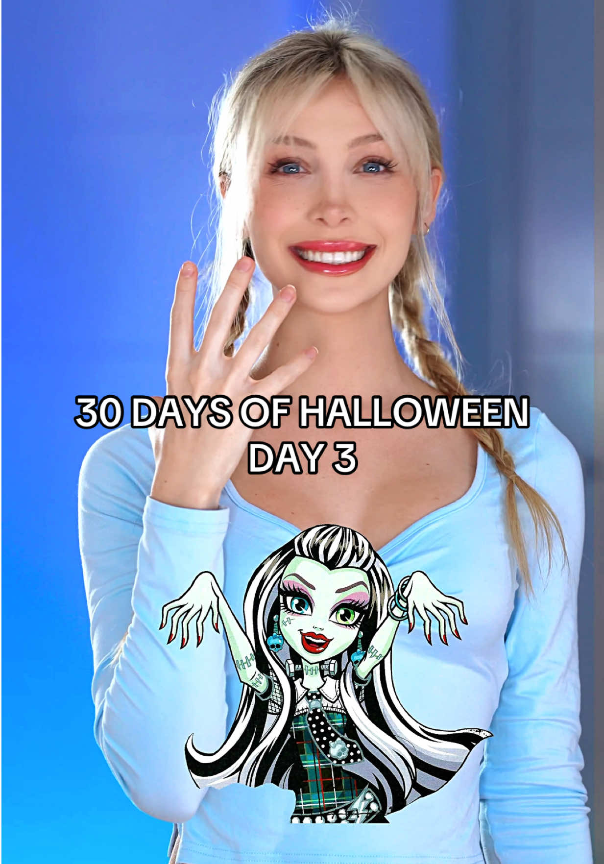 30 days of Halloween, day 3!! #frankiestein #monsterhigh #makeuptutorial 