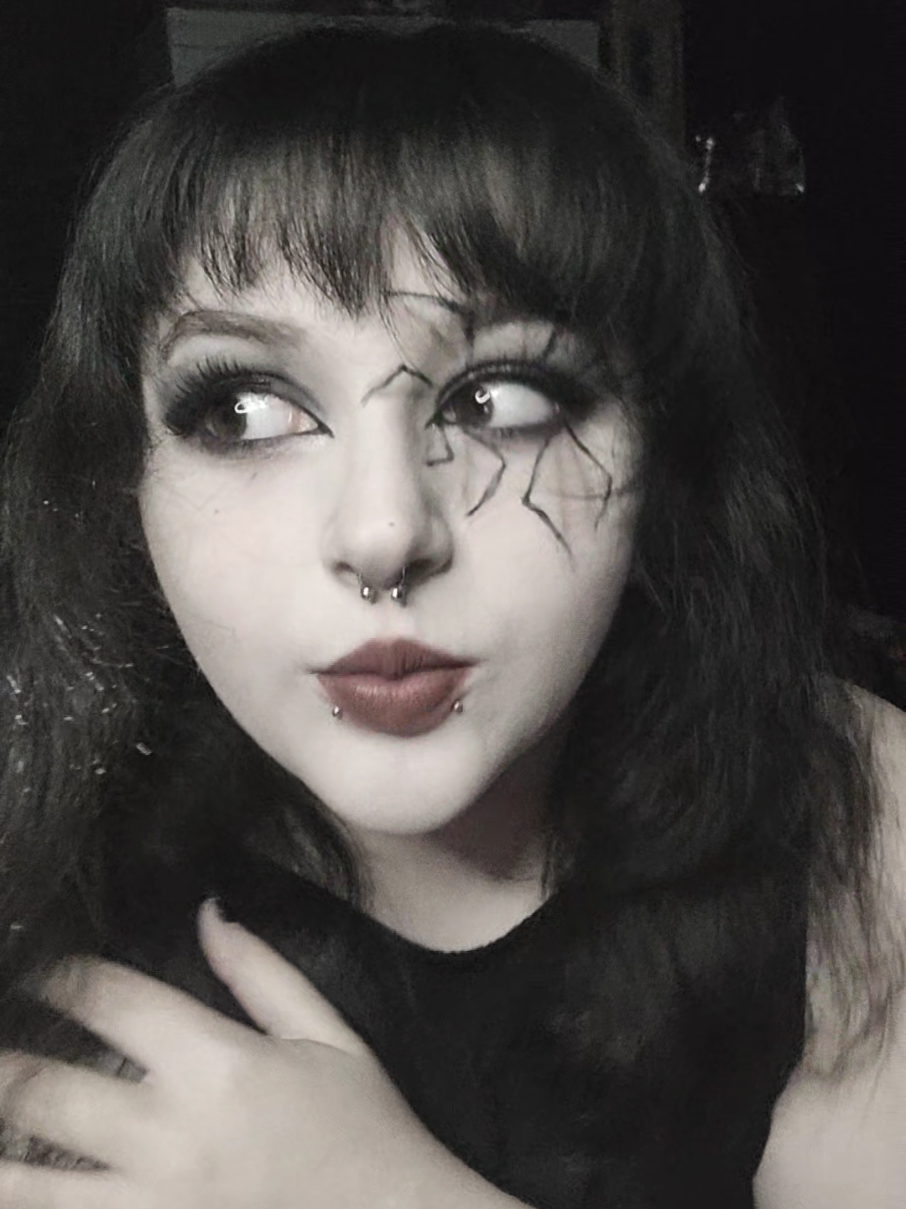 Eye-Spyder #fyp #twintober #halloween #makeup #spooky 