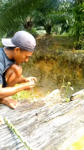 Mancing ikan, tapi ikannya lagi puasa #mancing #anakceo #viral 