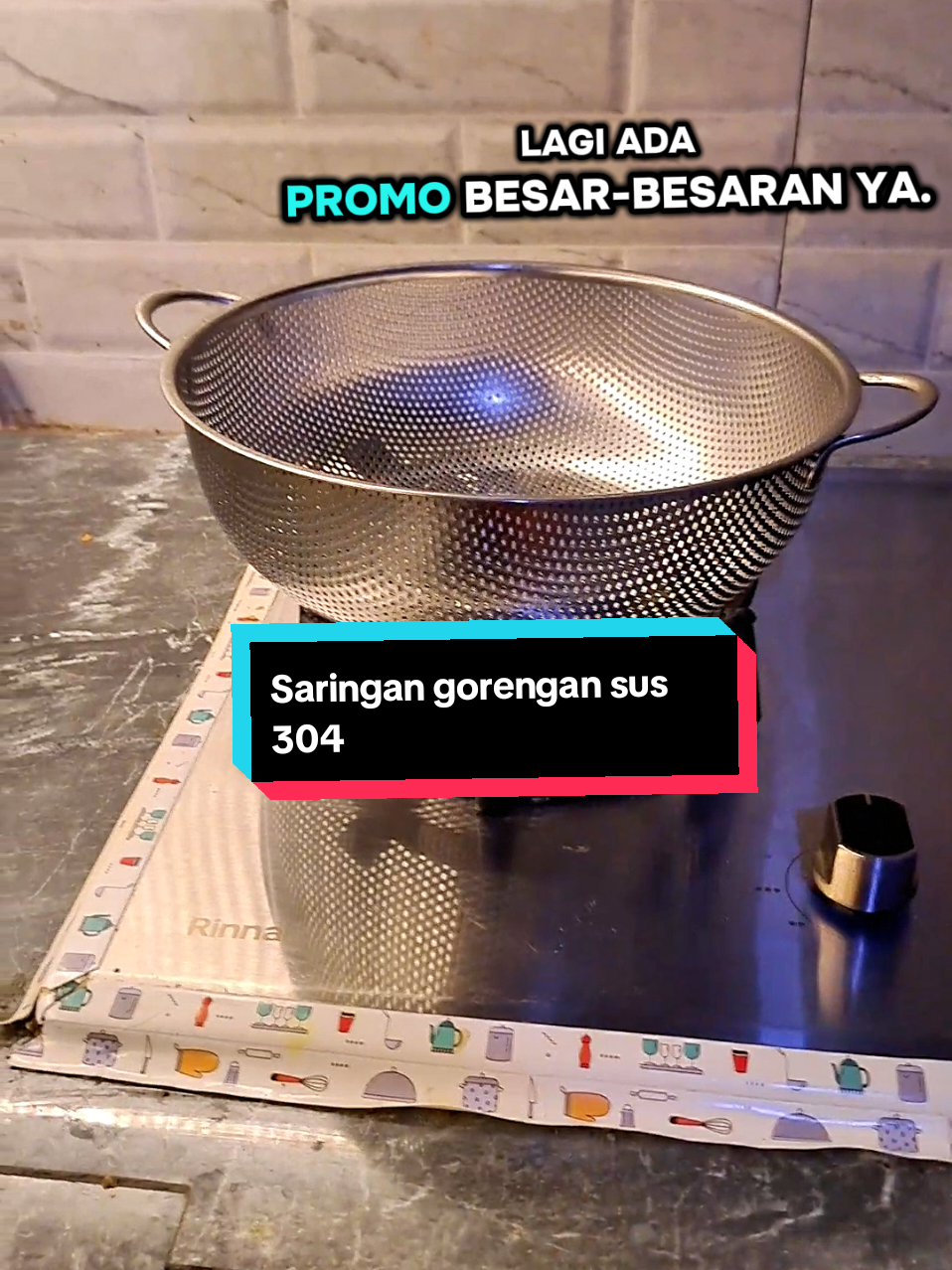 peniris gorengan stainless  #promoguncang1010 #bigsale #saringanminyakstainless #penirisgorengan #penirisminyak 
