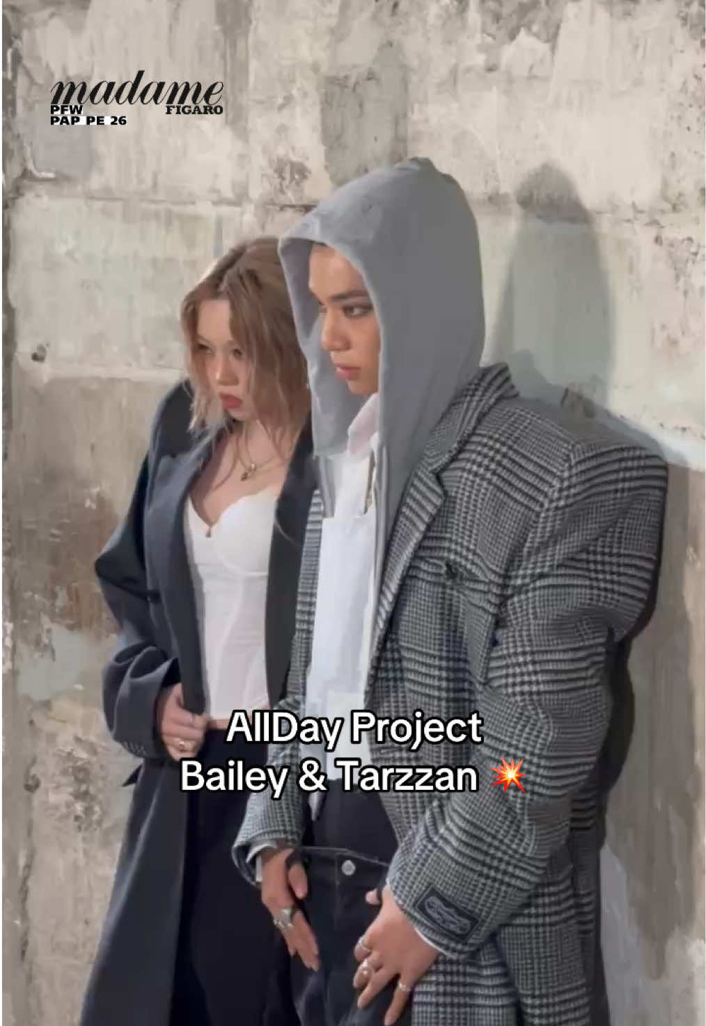 #bailey et #tarzzan du groupe @ALLDAY PROJECT au défilé #vetements 💥 #pfw #parisfashionweek 