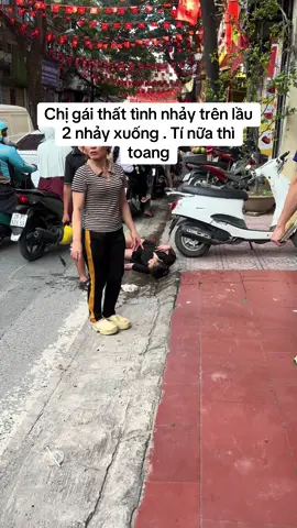 Bạn trai đòi chia tay nhảy từ tầng 2 nhảy xuống may bị thương nhẹ