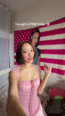 hehe pink fridge unboxing + quick grocery asmr haul ?? 