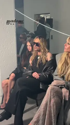 @leni et @Bill Kaulitz au défilé #vetements ⚡️ #pfw #fashionweek #parisfashionweek #leniklum 
