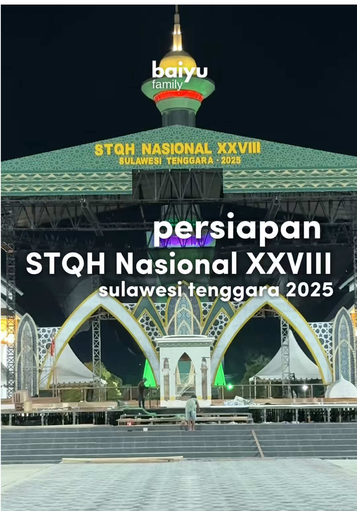 Bismillah, InsyaAllah tinggal 5 hari lagi menuju pembukaan STQH Nasional ke-28, yang akan digelar pada 9–19 Oktober 2025. #baiyufamily #stqh #stqhnasional #stqhnasional2025 #kendarisulawesitenggara