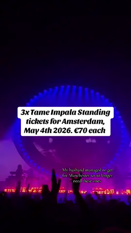 (SEND A DM IF INTERESTED) #tameimpala #tameimpalaconcert #ziggodome #presale #amsterdam 