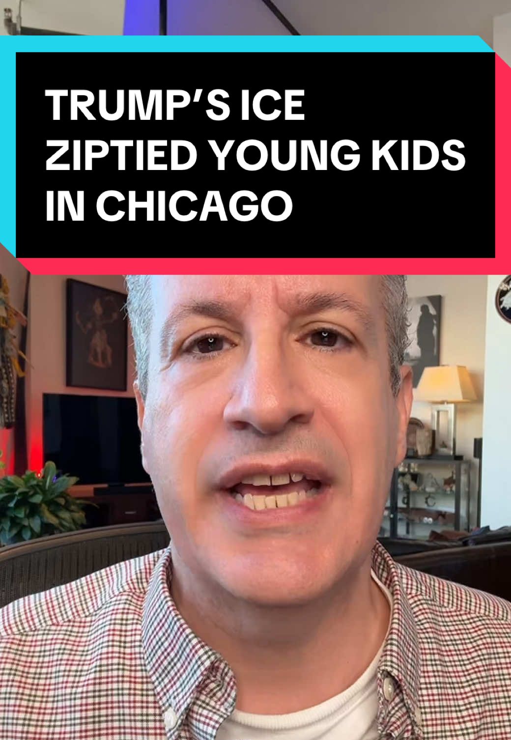 03OCT25 Donald Trump’s ICE ziptied young children in Chicago in a horrific raid on an apartment building in which they arrested all the residents of the building and sorted out who was actually innocent and American five hours later. #ice #immigration #chicago #trump