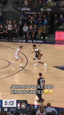 Jordan Poole’s game is so SMOOTH. 🔥🕺 #jordanpoole #NBA #basketball #neworleans #bball 