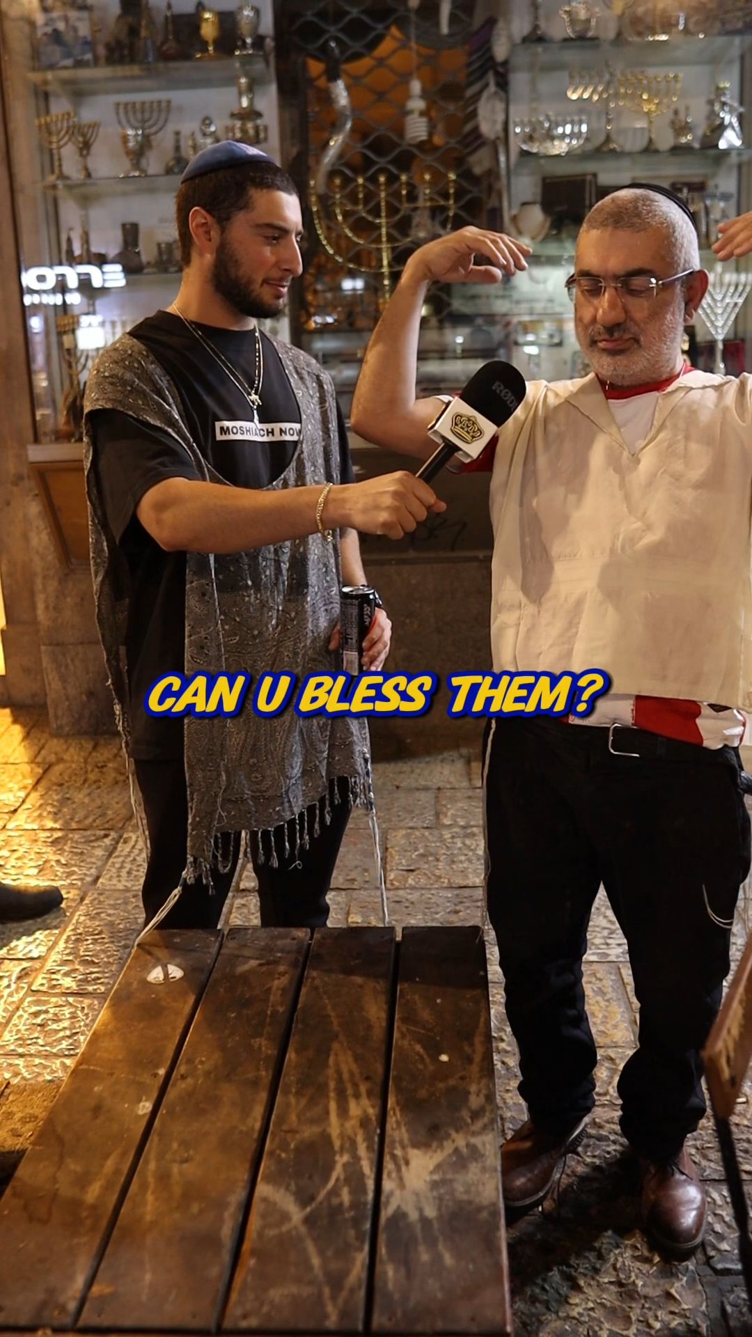 Meeting local Jerusalem character! #jerusalem #israel #moshiach #moshiacharmy #gishmakherring #gishmak #jewish #jewishlife #israelis #yerushalayim #jewishcontent #amisraelchai #zionism BUY OUR MERCH!!! www.gishmakherring.com