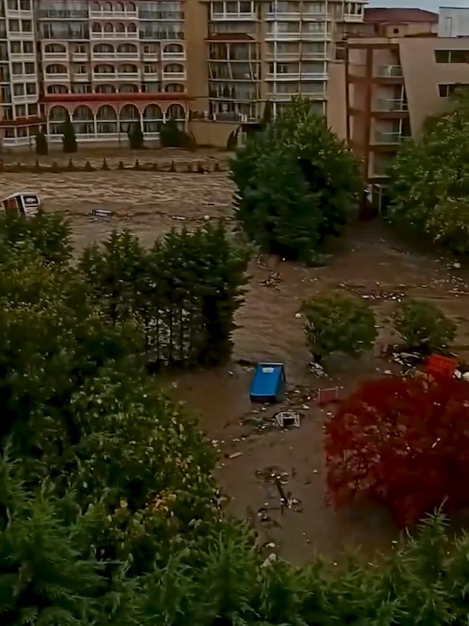 Waves of Water Covered Bulgaria  Bulgaria goes under water.