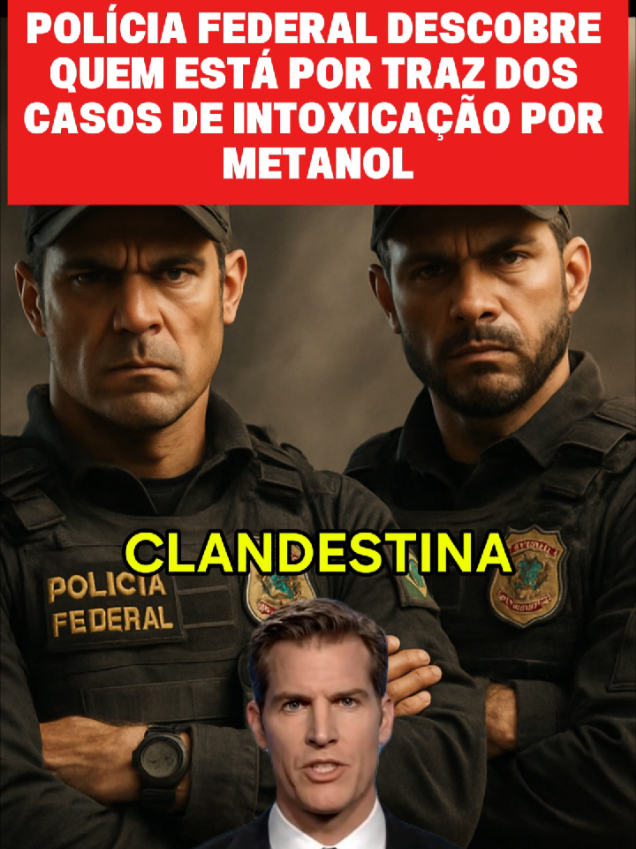 Polícia Federal descobre quem está por traz dos casos de intoxicação por metanol. #metanol #envenenamento #noticias #policiafederal 