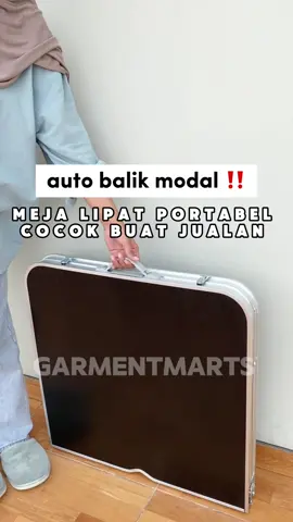 meja lipat portable, guampang banget dibawa kemana mana 😱👍🏼 #mejalipat #mejaportable #mejajualan #mejalipatportable #mejalipatpraktis 