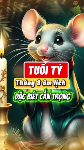 Tuổi tý tháng 8 âm lịch  chú ý  #1996 #1984 #1972 #tailoc #tuvi 
