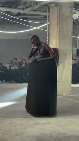 NEW! Anok Yai closing Vetements SS26. #anokyai #catwalk #Runway #models #nlsmodels 