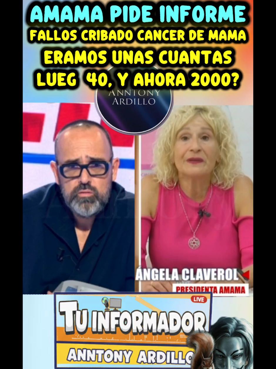 RISTO MEJIDE CON LA PRESIDENTA AMAMA PIDEN INFORME SOBRE EL ESCANDALO DEL FALLO DEL CRIBADO DE CANCER DE MAMA EN ANDALUCIA. 