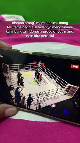 proud of you mang,terimakasih sudah bertahan @Sunda_Pride #onechampionship #byoncombat 