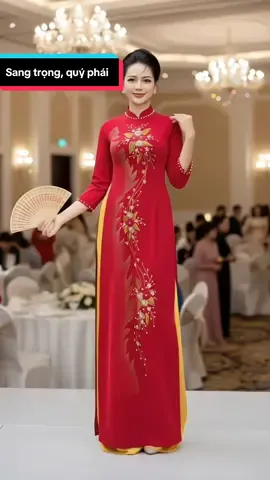 Áo dài lụa mỹ sang trọng, quý phái #hoale4mua #aodaivietnam #aodai #aodaitruyenthong #aodaithietke 