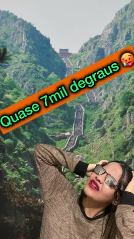 Quase 7 mil degraus? #curiosidades #impressionante #chocante #montetai 