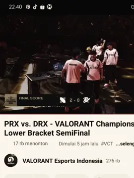 Agak kesel sih di map pertama bisa kalah..tp ya gg dah,bela2 in pulang kerja cepet buat nonton prx🥲 #Valorant #paperrex 