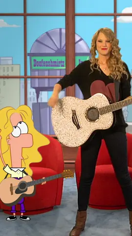 Congrats to our close personal friend and fellow music icon, Taylor Swift. Thanks for teaching us the secrets of the life of a showgirl. 🎥: Phineas and Ferb