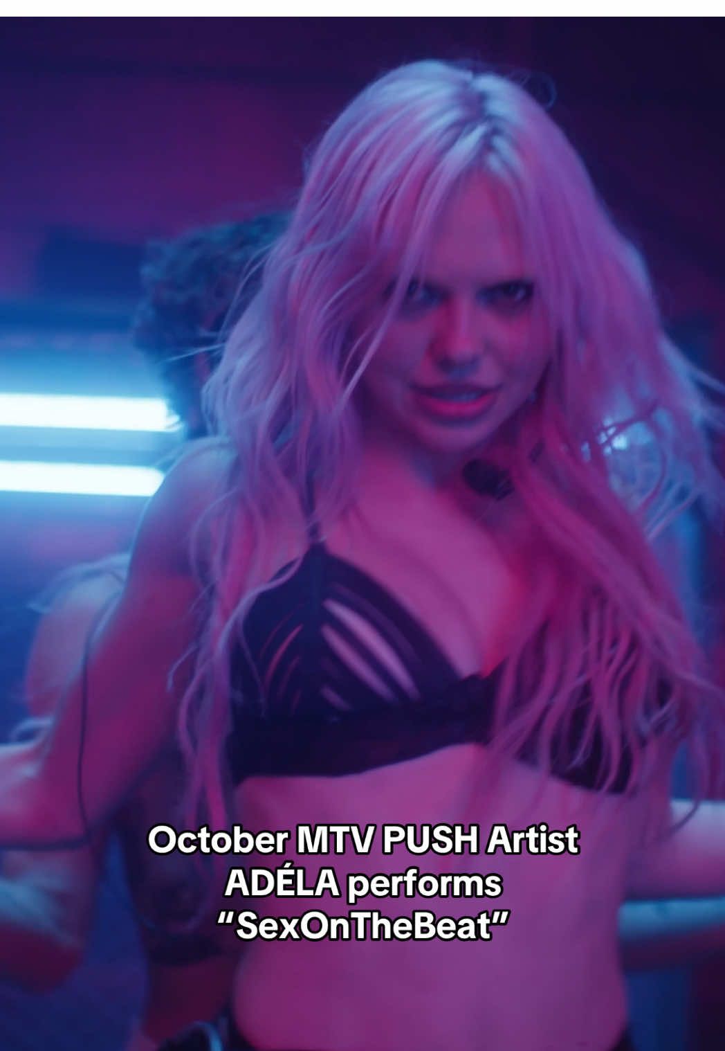 Serving you @ADÉLA, my #MTVPush Artist for October 2025, on a silver platter ✨  Catch more of #ADELA’s performance and interviews on MTV’s YouTube all month long! 