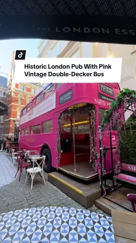 Historic pub in London with a pink vintage double-decker bus 🤯 The Old Bank of England was built in 1886 by architect Sir Arthur Blomfield and operated as a branch of the Bank of England. The vaults below once held gold bullion and legend has it, even the crown jewels 👑 Right next to the Royal Courts of Justice, it’s now pouring fresh pints and serving up classic British dishes in seriously beautiful surroundings. And yes, there’s a bright pink Routemaster double-decker bus in the garden. They literally had to crane it over the building to get it in. Tap our 🔗 in bio to find out more about the Old Bank of England. #designmynight #thingstodoinlondon #londonhiddengems #pubsinlondon #londonhiddenpubs