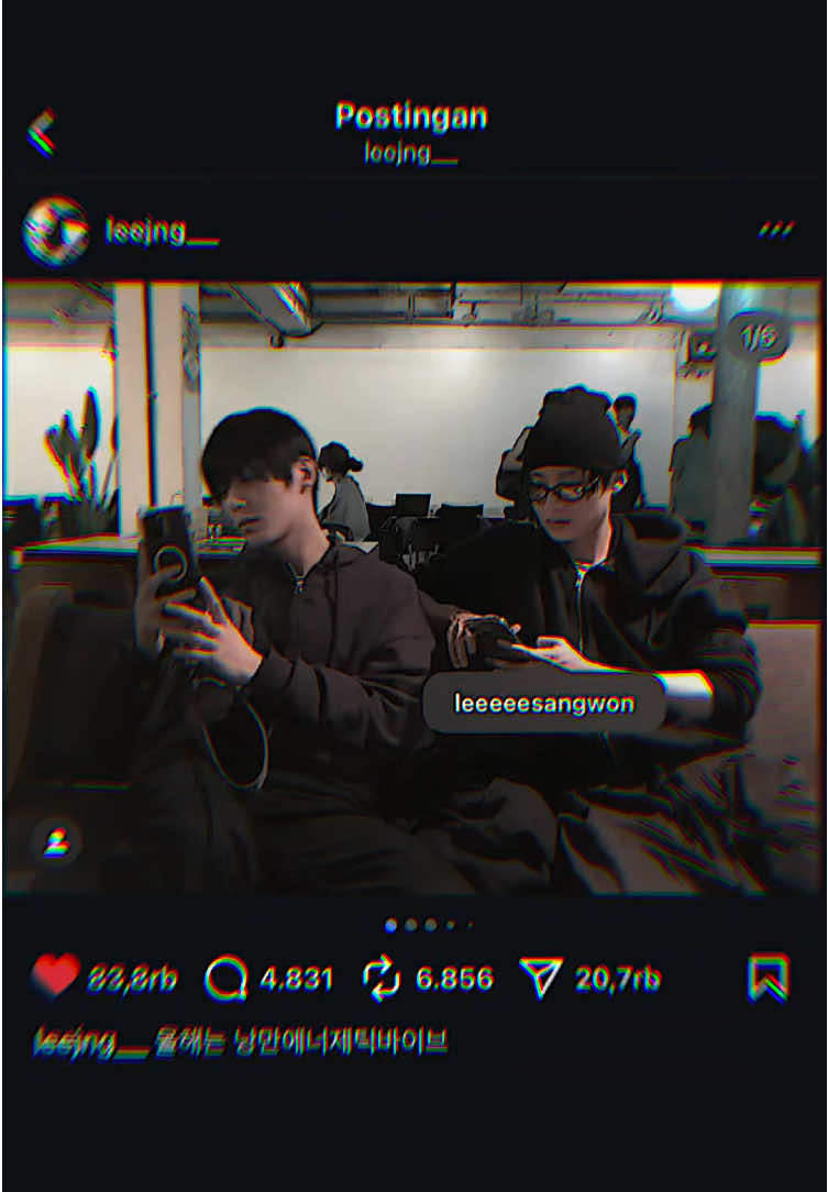 Kangmin kangmin, feed ig yg bener giniloh. Yg ada ayang nya di slide 1🥰 #03z #kangmin #sangwon #leejeong 