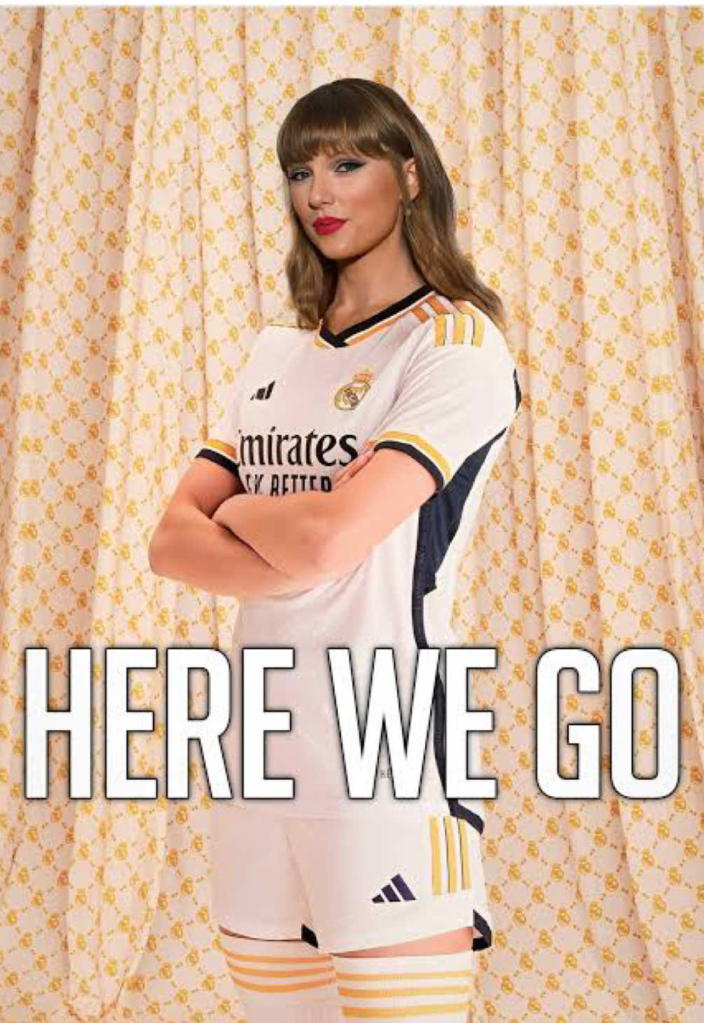 “They want a contract with Real Madrid” 🤩 #taylorswift #wishlist #realmadrid 