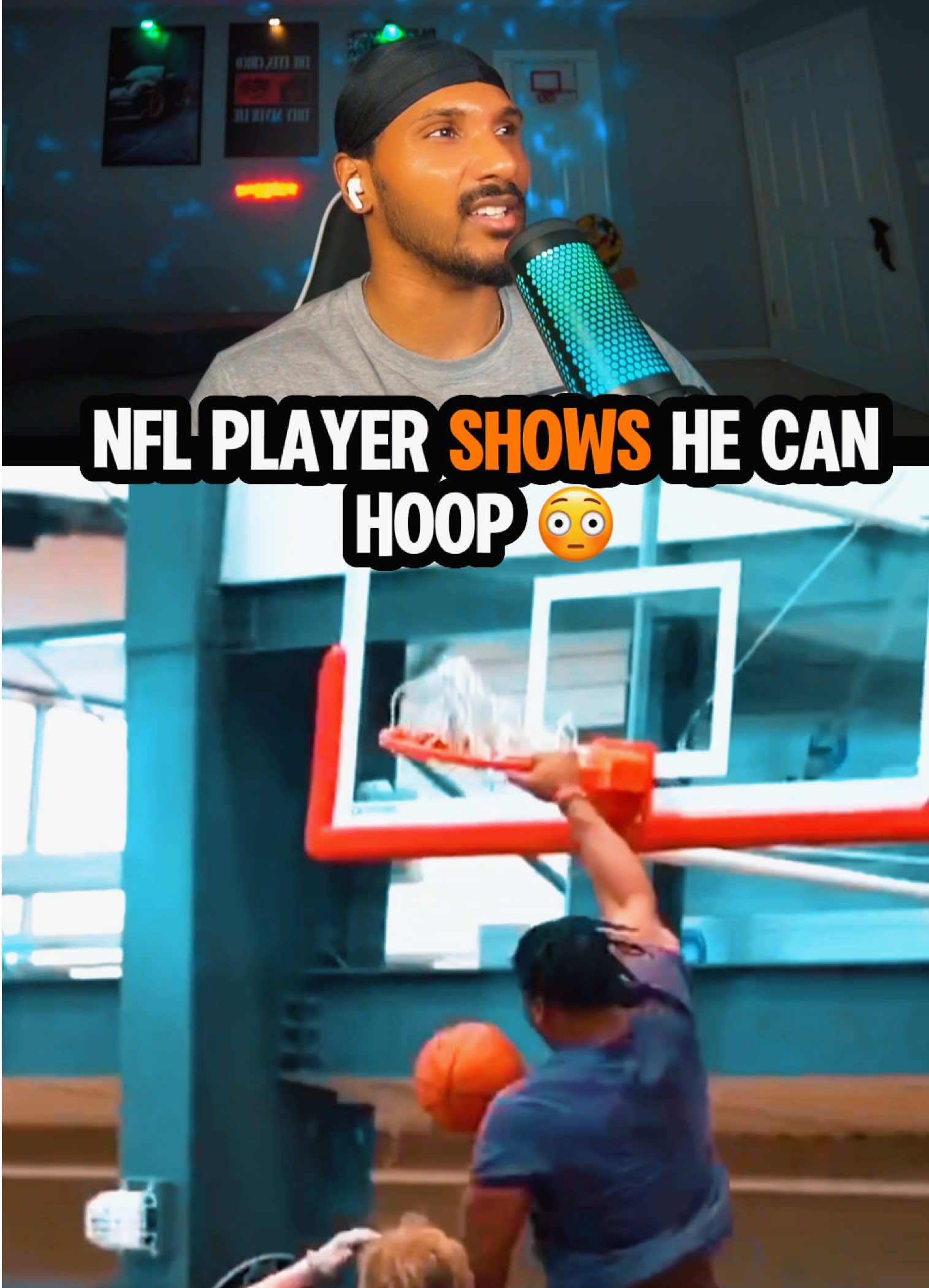 Lookin like Zion out there 🤣 #mylesgarrett #nfl #NBA #tigerontape #zionwilliamson 