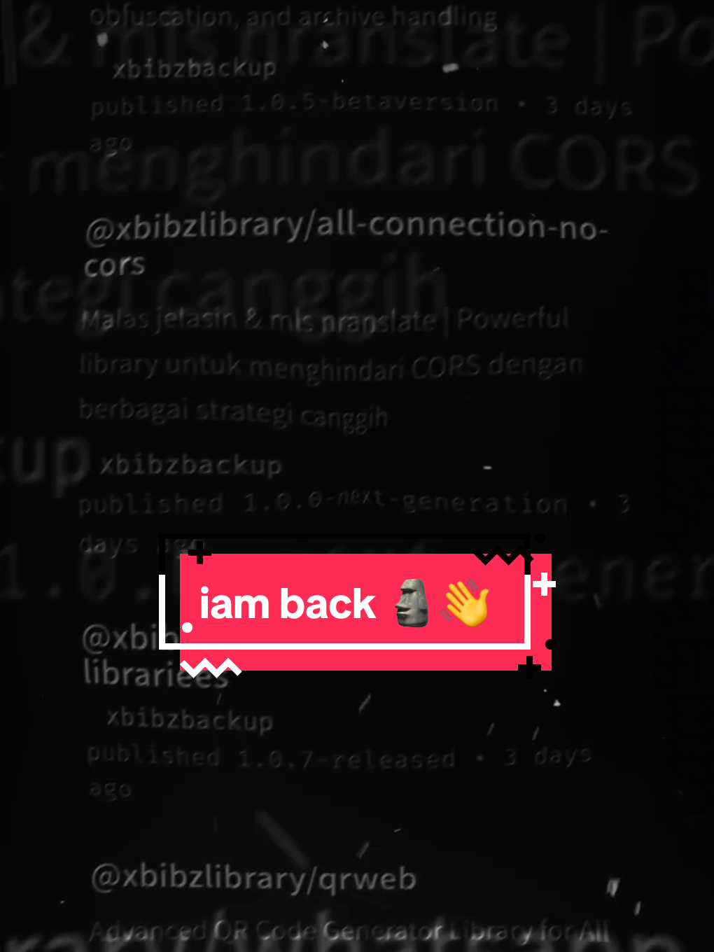 hi, iam back 🗿👋 #XbibzModder777 #xbibzofficial #fyp #foryoupage #creatorsearchinsights 