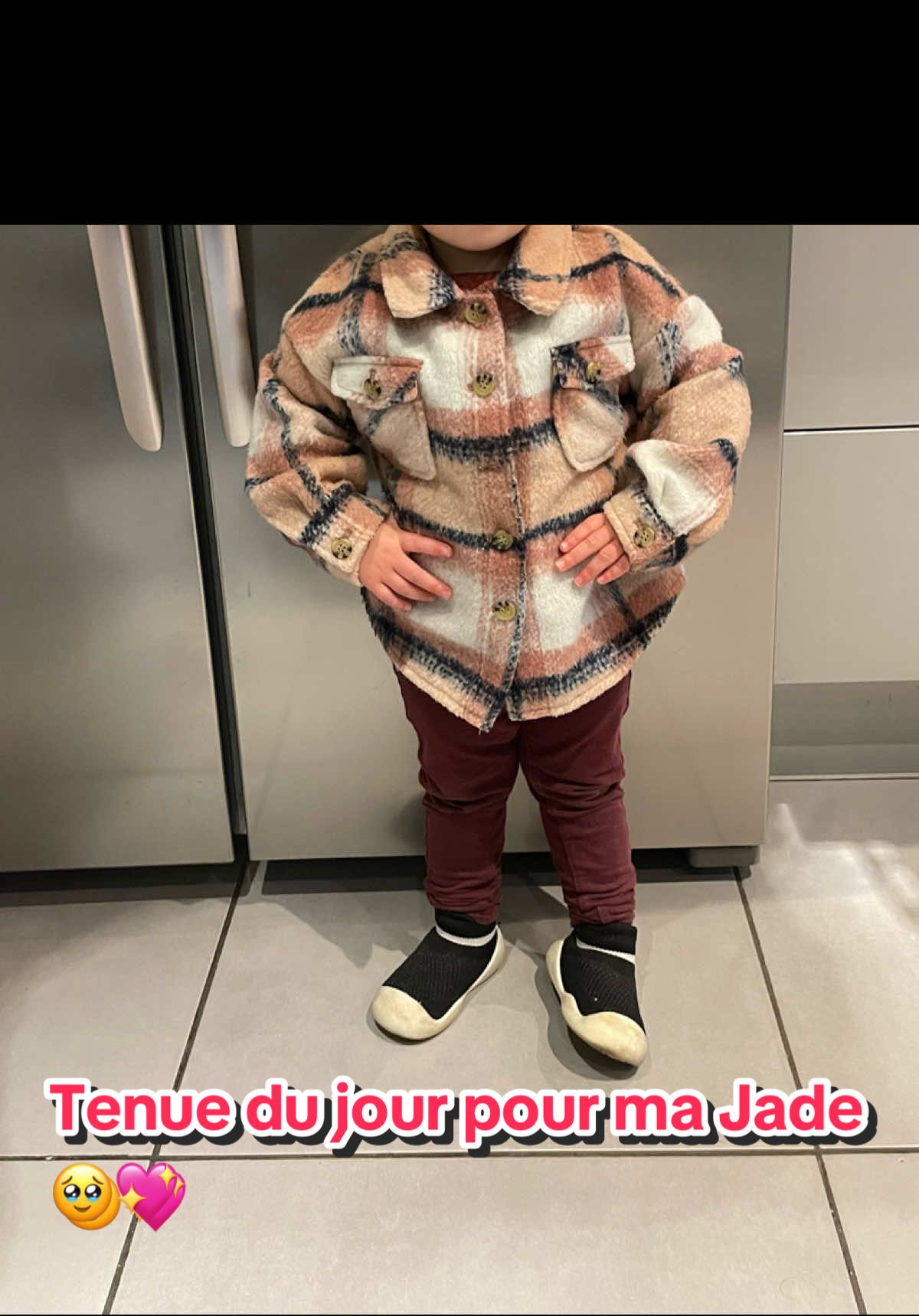 Tenue du jour pour ma Jade 🥹💖 #OOTD #outfitoftheday #tenuedujour #mydaughter #mafille 