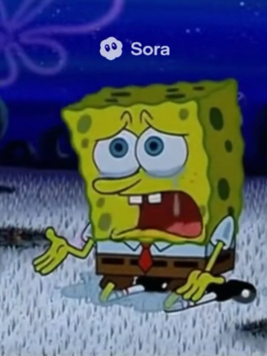 SpongeBob SoraPants Test Episode #chatgpt #sora #ai #spongebob #meme