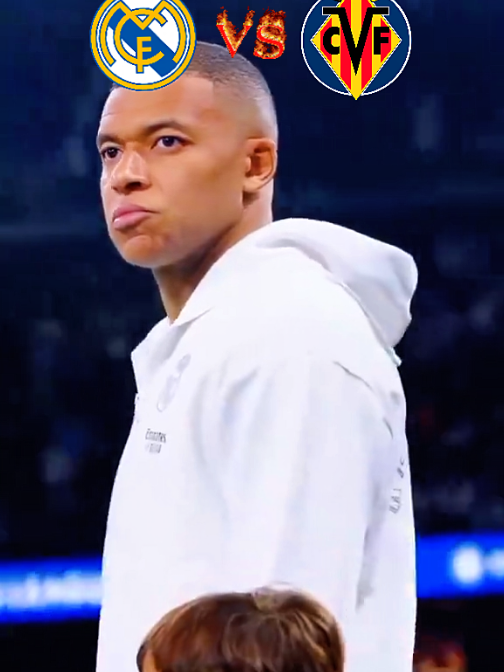 Real Madrid vs Villareal demain 🔥📌 #halamadrid👑🤍 #viralfootball #kylianmbappé🇫🇷❤️ 