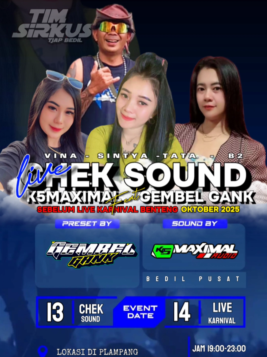 Saksikan Chek Sound K5MAXIMAL FT GEMBER GANK.2025 Lokasi di plampang - sumber jambe - jember #karnaval2025 #k5maximalaudio #cheksound #teamsirkus #gembelgank   @sintyaputri04_24 @arifina_07  @k5_maximal_audio @pradiptalighting @bloklapas @b2_muffler 