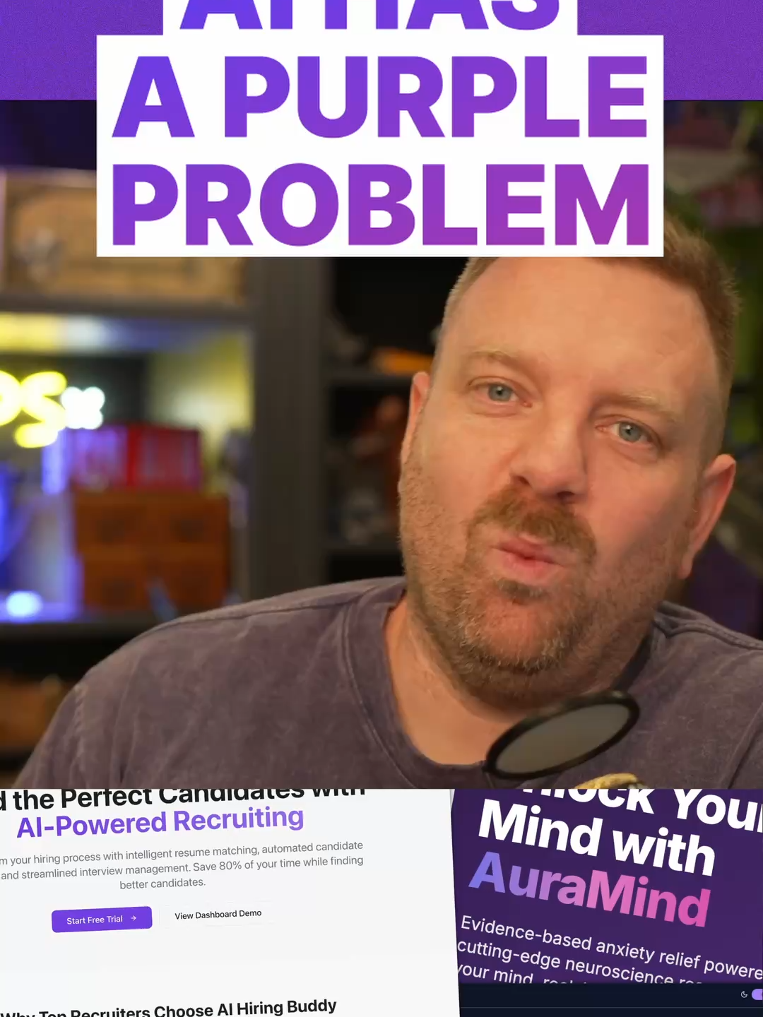 Is it vibe coded or did Barney raise a seed round? #vibecoding #webdevelopment #javascript