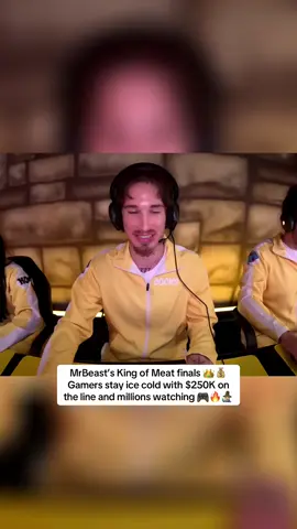 #MrBeast’s #KingofMeat finals 👑💰 Gamers stay ice cold with $250K on the line and millions watching 🎮🔥 