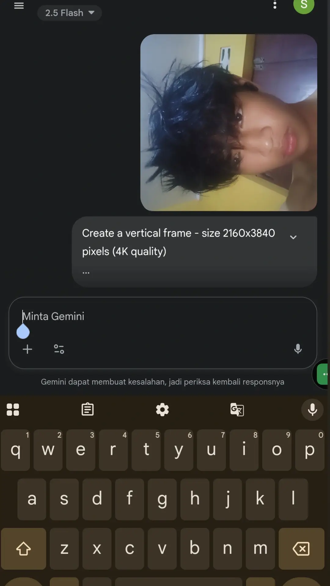 lah jadi lebih ganteng 🗿 jadi putih njirr Prompt 👇: Create a vertical frame - size 2160x3840 pixels (4K quality) dividedinto three equally sized horizontal images placed together. The main character is based on the reference face, hairstyle, and body: a young figure with an expression of sadness and nostalgia, deep eyes radiating loneliness. The outfit is a loose winter puffer set with wide- leg pants and a black scarf. The overall atmosphere is covered in white snow, with a cold color palette that evokes melancholy and solitude. Image 1 (portrait): The character holds a transparent umbrella, turning their head slightly back while looking directly at the frame. The expression is sorrowful, with soulful eyes. The background is blurred with snowy whiteness. Image 2 (full body): The character, with the umbrella, stands alone in a vast snowy field, walking while gazing at the sky. The camera angle looks downward from above, as if the character is raising a hand to catch falling snowflakes. In the distance, a few bare, leafless trees stand. The scene conveys smallness and isolation against the vastness of nature. Image 3 (close-up): A zoomed-in shot of the character's eyes, with a distant, sorrowful gaze that evokes feelings of loneliness and yearning. #gemini #ai 