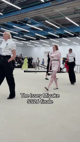 The finale at the Issey Miyake SS26 show in Paris 🖤 #DazedFashionTV #TikTokFashion #PFW #IsseyMiyake