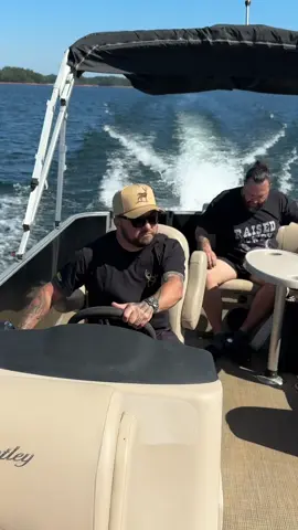 Pre show pontoon runs are mandatory! #quitbeincountry #redneck #countrymusic #lake #newmusic 
