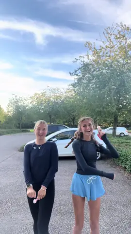 Meet your run club hosts ✨ Just two friends turning miles into community and sometimes… becoming professional blooper makers 😅#runclub #fyp #jellylegs #bloopers #friends 