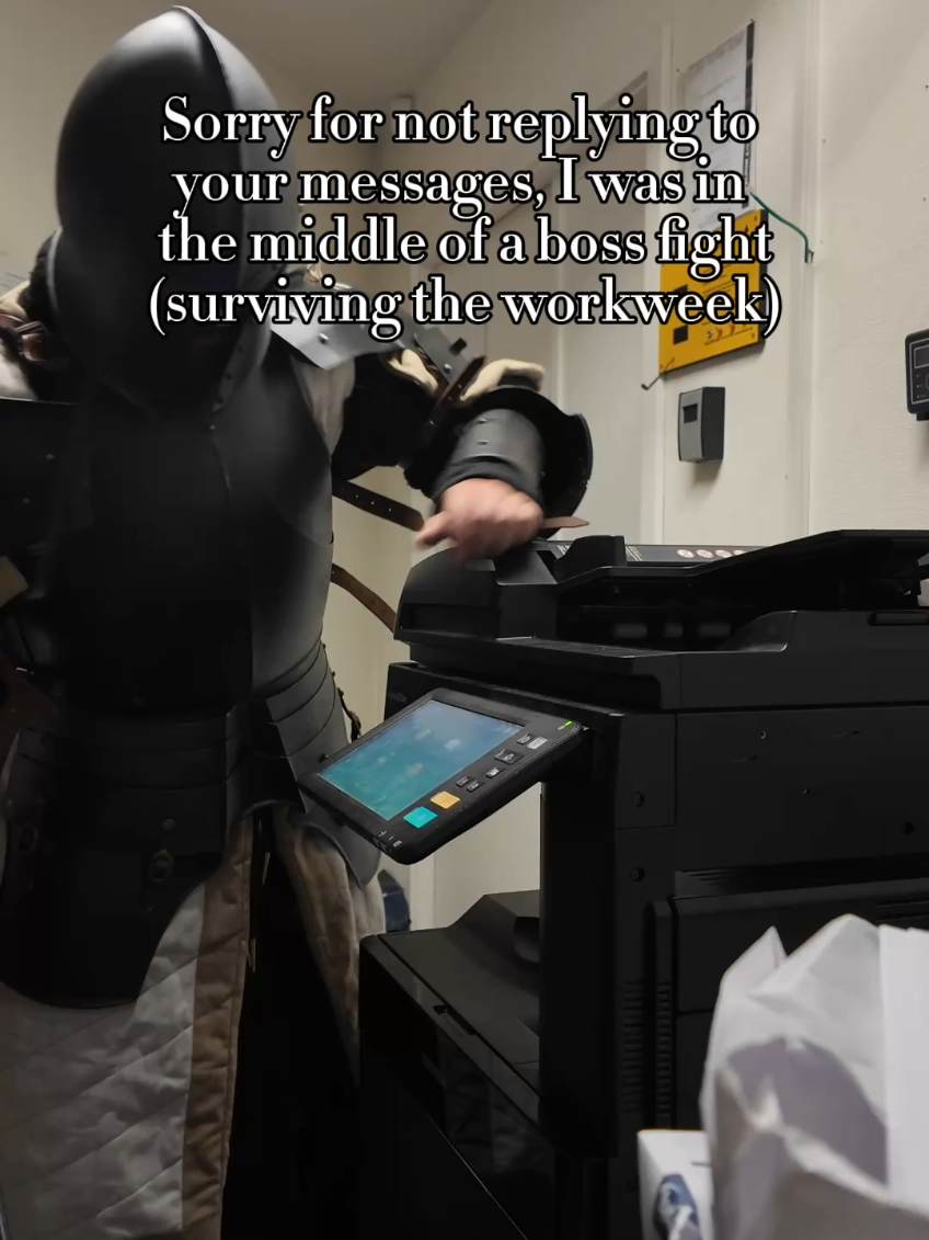 feel free to send this video as an explanation... Need a place to get medieval armor for all your battles? Look no further! That is our specialty! ⚔️ #armor #medieval #epicarmoury 